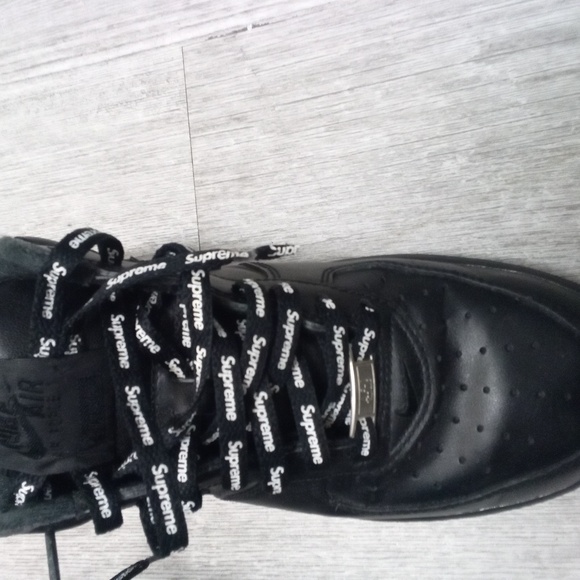 Black supreme Air Force 1 main image 4